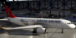 Livery Airbus A320neo Turkish Airlines TC-JPH / 8k Chrom-Edition thumbnail 5