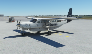 Cessna 208B Grand Caravan Lufthansa [4K Ficitional] thumbnail 1