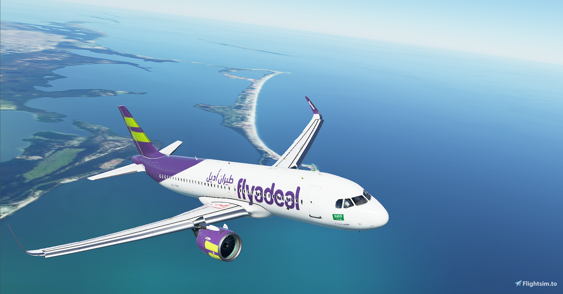 [A32NX] | [8K] A320neo flyadeal (HZ-FAK) Very Detailed Clean/Dirty Version - Image 1