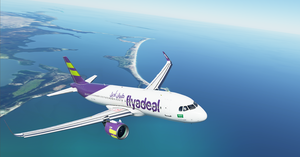 [A32NX] | [8K] A320neo flyadeal (HZ-FAK) Very Detailed Clean/Dirty Version thumbnail 1