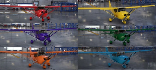 Cessna C172 Liveries APO DHL CADBURY VB TNT STARTRACK