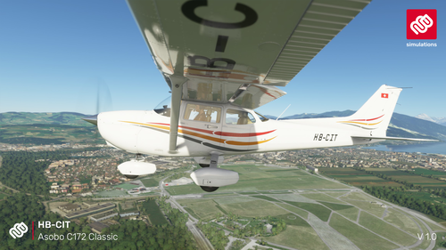Asobo C172 (Classic) HB-CIT Motorfluggruppe Thun