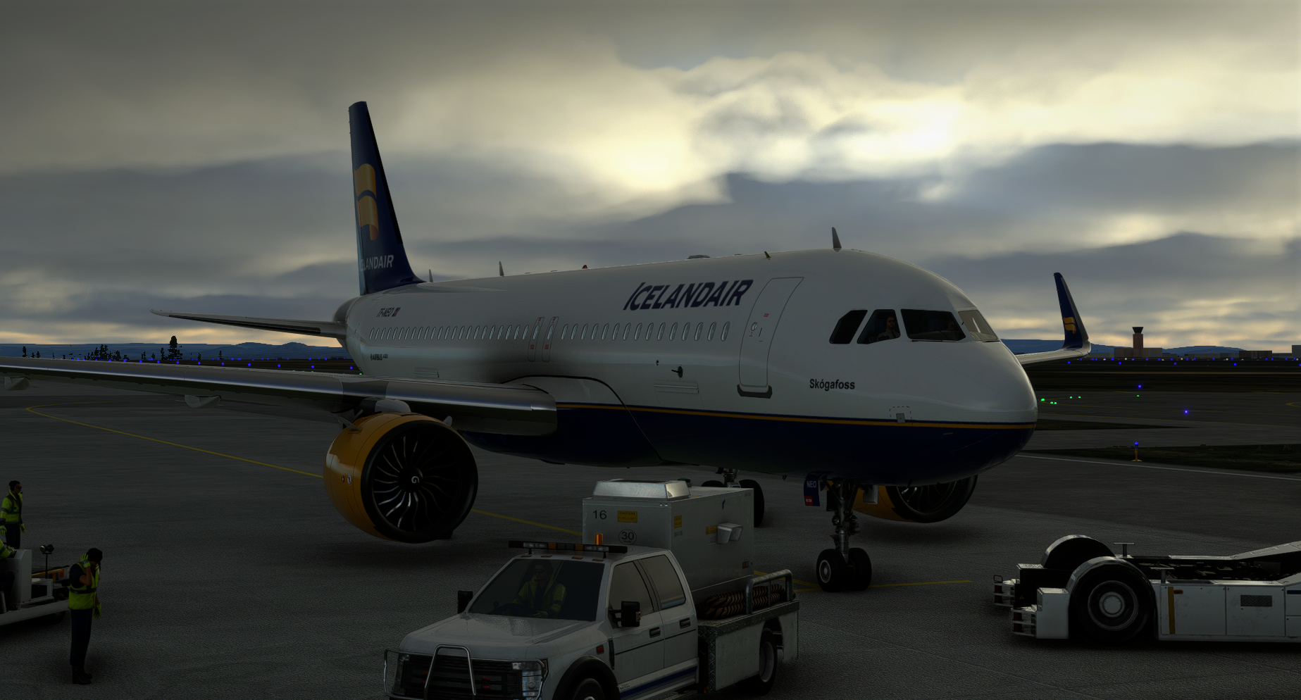 [A32NX] 8K Icelandair Standard Livery - Fictional (Version 1.0.1) - Image 1