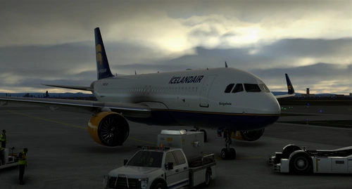 [A32NX] 8K Icelandair Standard Livery - Fictional (Version 1.0.1)