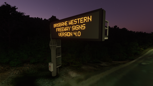 Brisbane Western Freeway Signs thumbnail 4