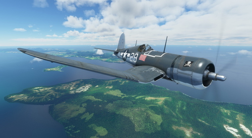 Goodyear FG-1D Corsair VF-17 #29 Lt Kepford