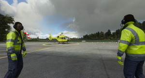 H135 Yorkshire Air Ambulance Helicopter & Nostell Air Support Base Scenery, Wakefield thumbnail 11