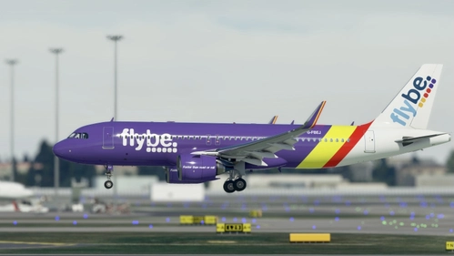 FBW A32NX - Airbus A320neo Flybe (Purple Livery) - 8K