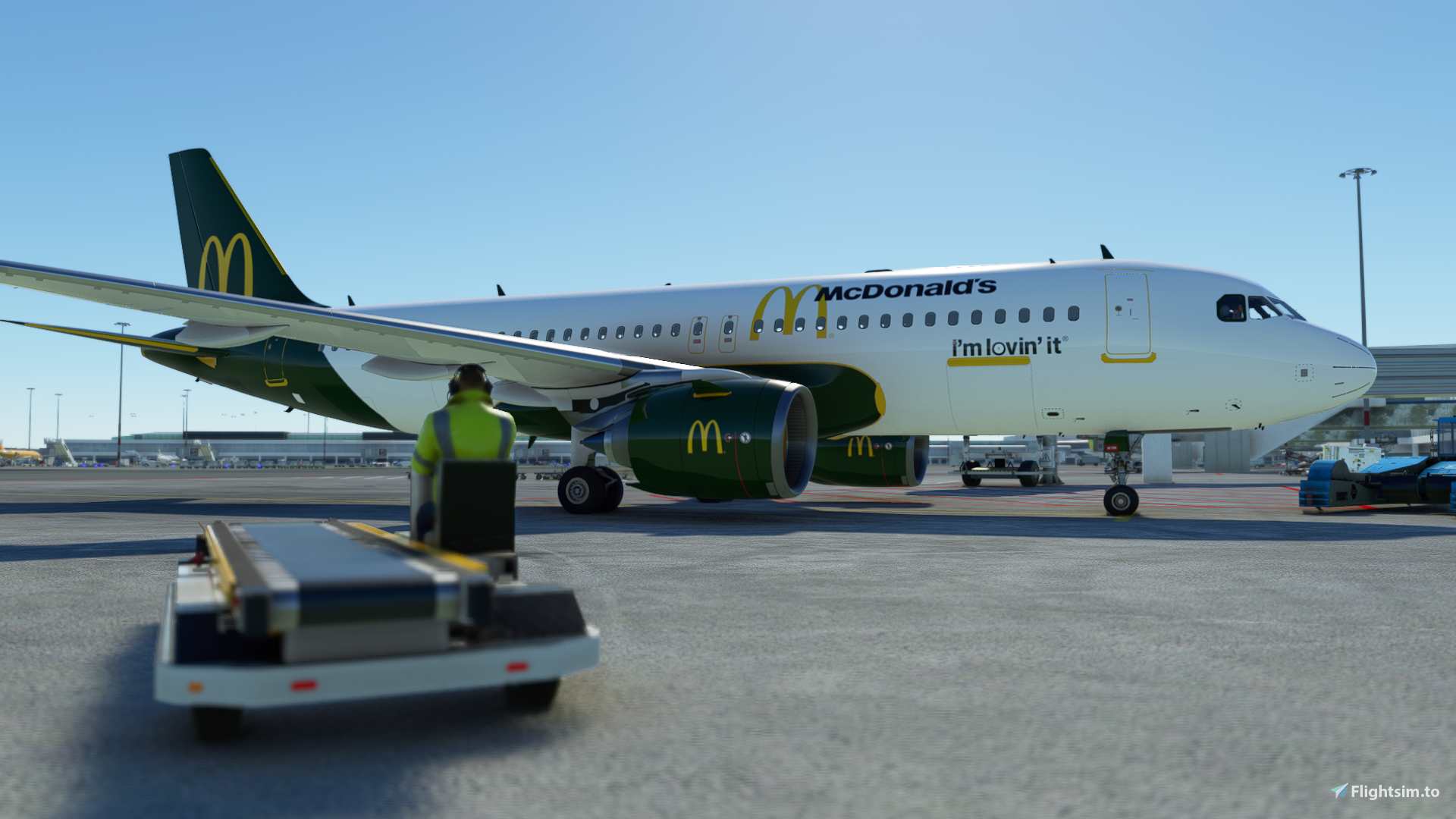 Airbus A320neo McDonald's Livery [8K] - Image 1