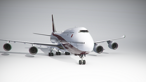 Boeing 747-8 BBJ Emir of Qatar (4k) - today Turkish Government