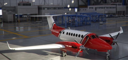 King Air 350i HM Coastguard Livery