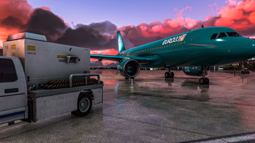 [A32NX] FlyByWire A320neo EURO 2021 Fan Livery