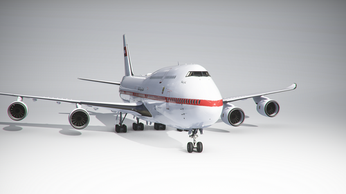Boeing 747-8 BBJ UAE Government (4k) - today Morocco Government