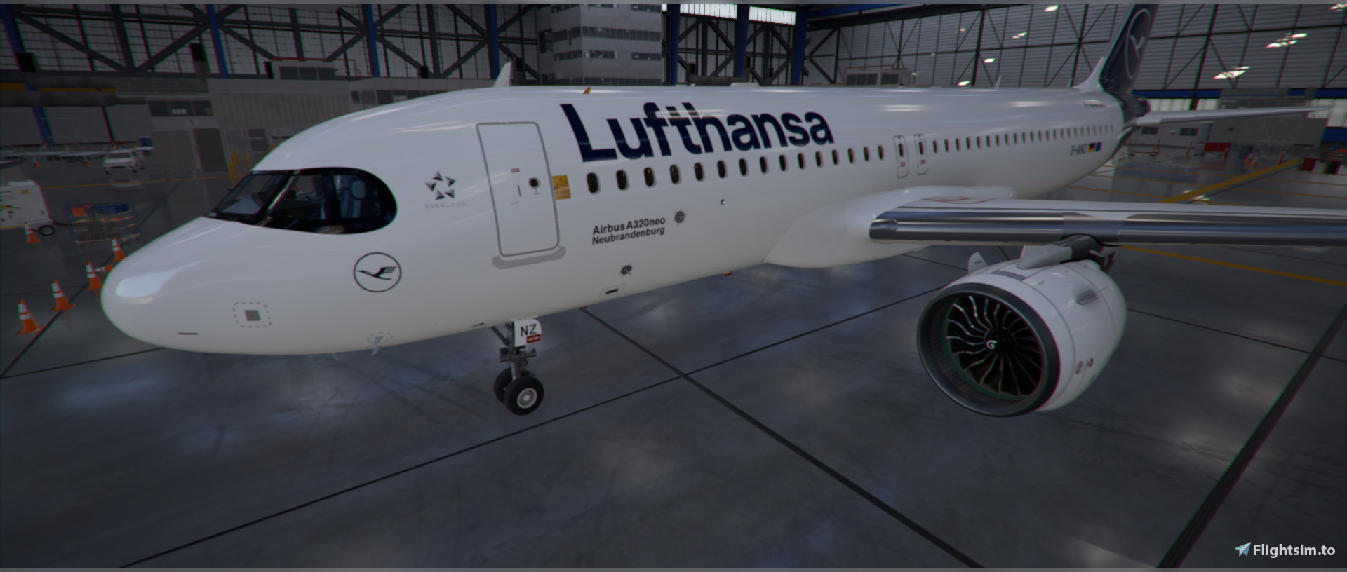 [A32NX] LUFTHANSA D-AINZ (MASK VERSION) - Image 1
