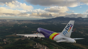 Airbus A320neo Flybe (Purple Livery) - 8K thumbnail 9