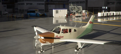 Piper Arrow III fictional "Indian Motorcycle" livery 4K