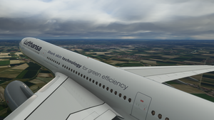 Lufthansa A330-300 Shark skin thumbnail 4
