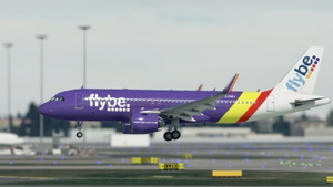 Airbus A320neo Flybe (Purple Livery) - 8K thumbnail 1