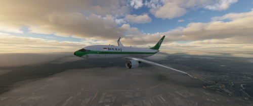 Bouraq Indonesia Airlines Boeing 737