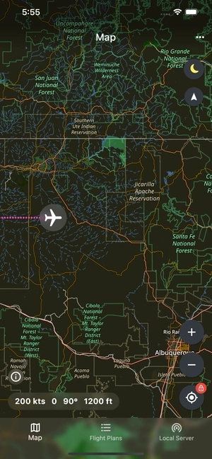 FS Pilot - Moving Map with Teleport - Android client thumbnail 1