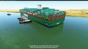Partially refloated Ever Given Ship MOD thumbnail 3