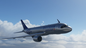 [A32NX] Air France Skyteam silver livery 8K thumbnail 3
