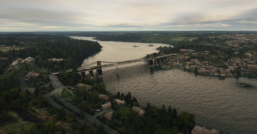 Menai Bridge North Wales for MSFS2020