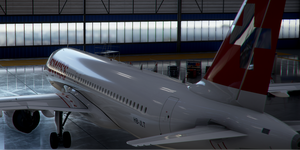 [A32NX] FlyByWire | Airbus A320neo SWISS HB-JLT - CROME / 8k thumbnail 3