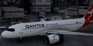 [A32NX] FlyByWire | Airbus A320neo Qantas Airways VH-EYE in 8k thumbnail 2