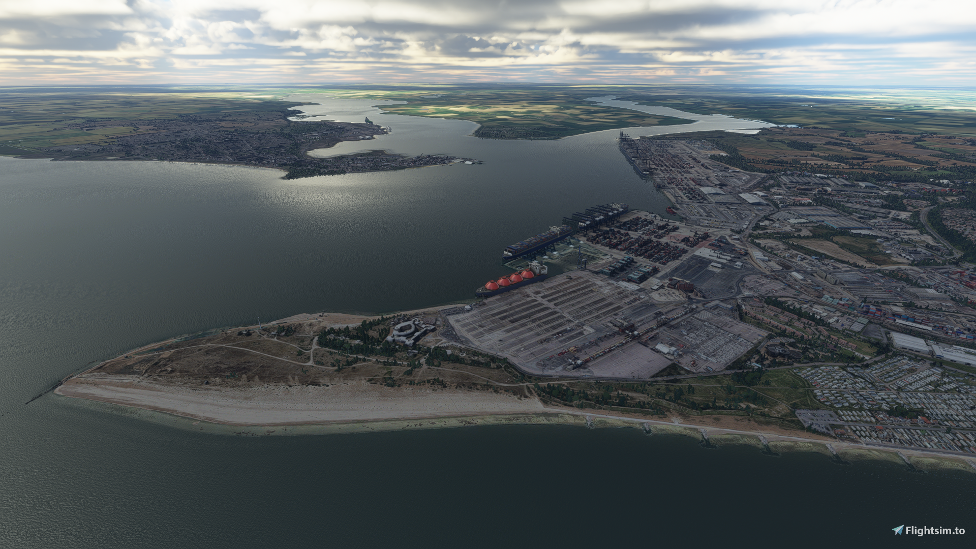 Felixstowe & Harwich - With Real Trees Terraforming - Image 1