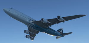 Boeing 747-8F Cathay Pacific Cargo Hong Kong Trader (4k, historical) - no logo mirroring thumbnail 7