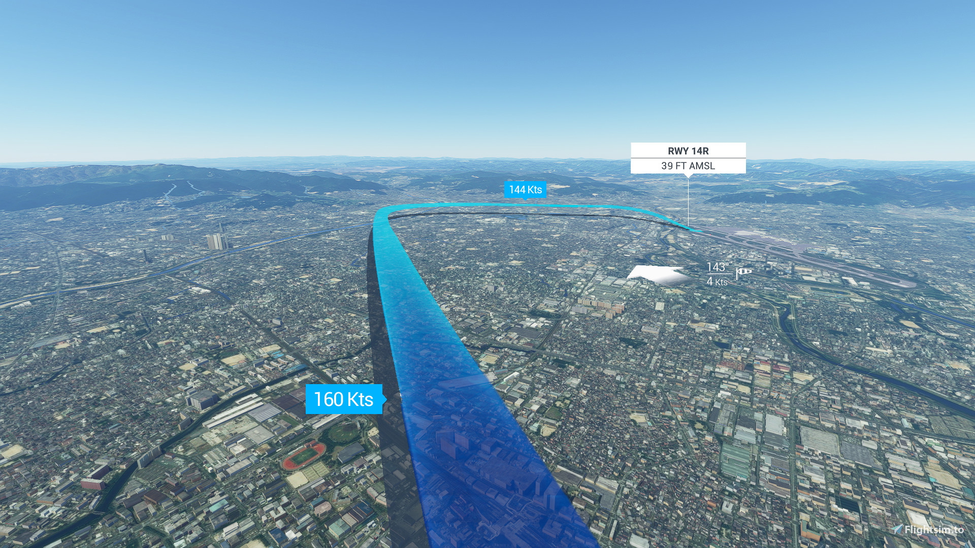 Itami Curve Landing Challenge (RJOO RWY14R, Osaka) - Image 2