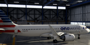 [A32NX] Airbus A320neo One World American Airlines N343AN in 8k thumbnail 6