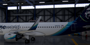 [A32NX] Airbus A320neo One World Alaska Airlines N487AS in 8k thumbnail 6