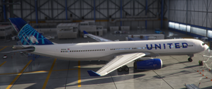 PMP Airbus A330-300 United new colors - fictional [4k] thumbnail 4