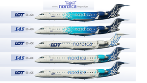 CRJ 700 - Nordica Pack, SAS + LOT (5 liveries!) [8K] Ultra Quality thumbnail 2