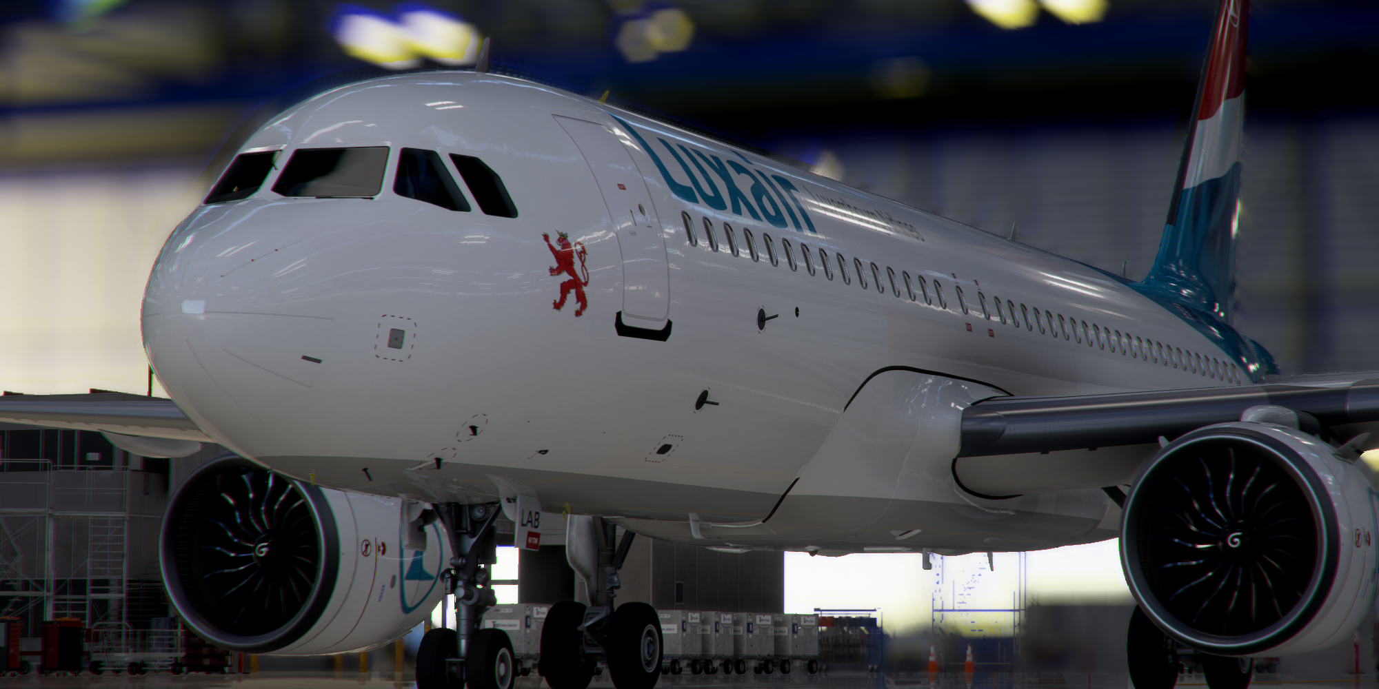 [A32NX] FlyByWire | Airbus A320neo Luxair LX-LAB in 8k - Image 1