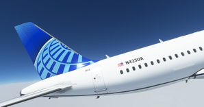 United Airlines (2019) REAL COLORS/NEW LIVERY A320neo thumbnail 4