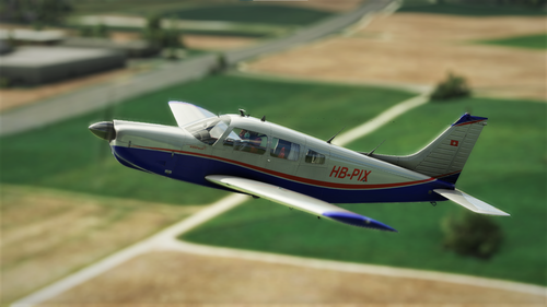 JustFlight Piper P28R Arrow III | HB-PIX (Fliegerschule Birrfeld)