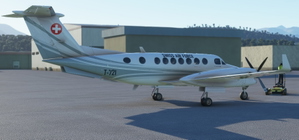 Asobo_KingAir350 Swiss Air Force T-721 White thumbnail 2