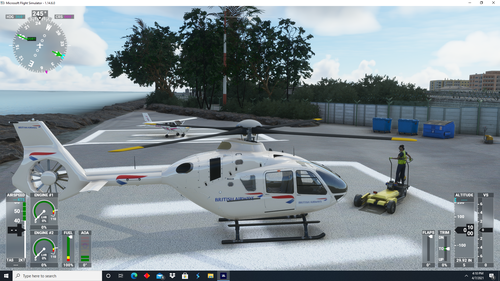 Airbus H135 British Airways livery 