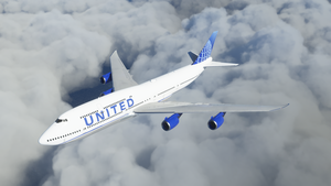 United Airlines Boeing 747 (Mirrored) - 8K thumbnail 6