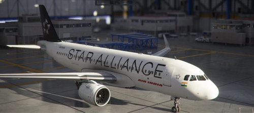 [A32NX] Air India Star Alliance Livery [4K High Resolution]