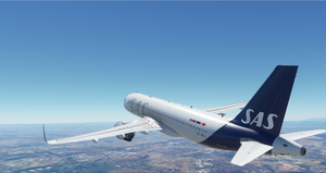 [A32NX] | [8K] SAS Scandinavian Airlines New Livery (SE-ROJ) Very Detailed Clean/Dirty Version thumbnail 2