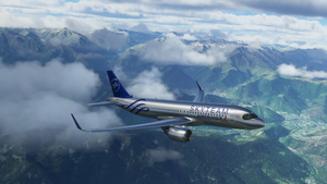[A32NX] Air France Skyteam silver livery 8K thumbnail 2