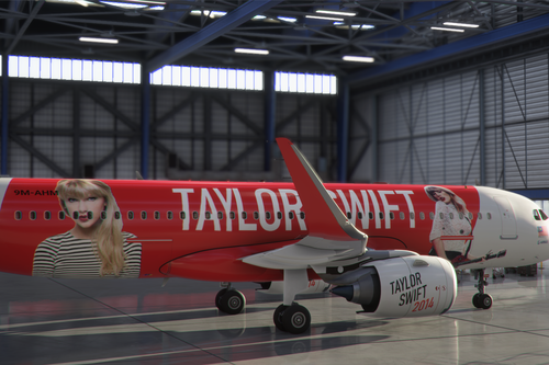 [A32NX] Airbus A320 NX Air Asia 'Red Tour' Swiftbus (FlyByWire)
