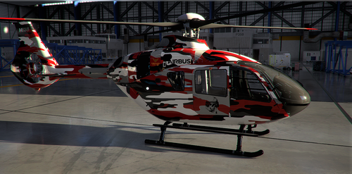 AIRBUS H135 RED DESERT LIVERY
