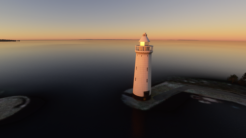 Donaghadee Lighthouse and The Moat