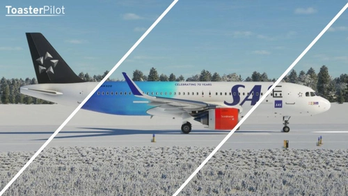 8K SAS Special Liveries Two-Pack (A32NX)