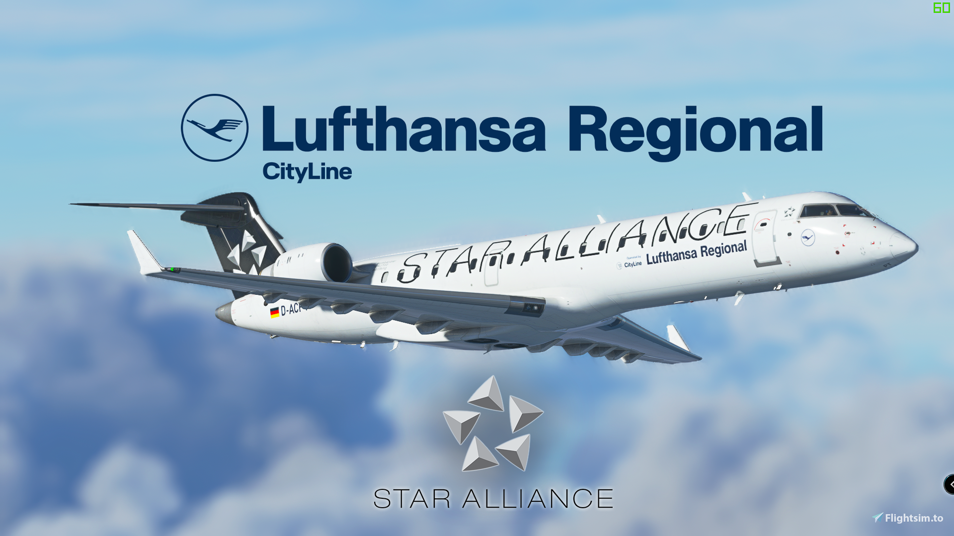 CRJ 700 - Star Alliance / Lufthansa Regional (CityLine) [8K] Ultra Quality - Image 1